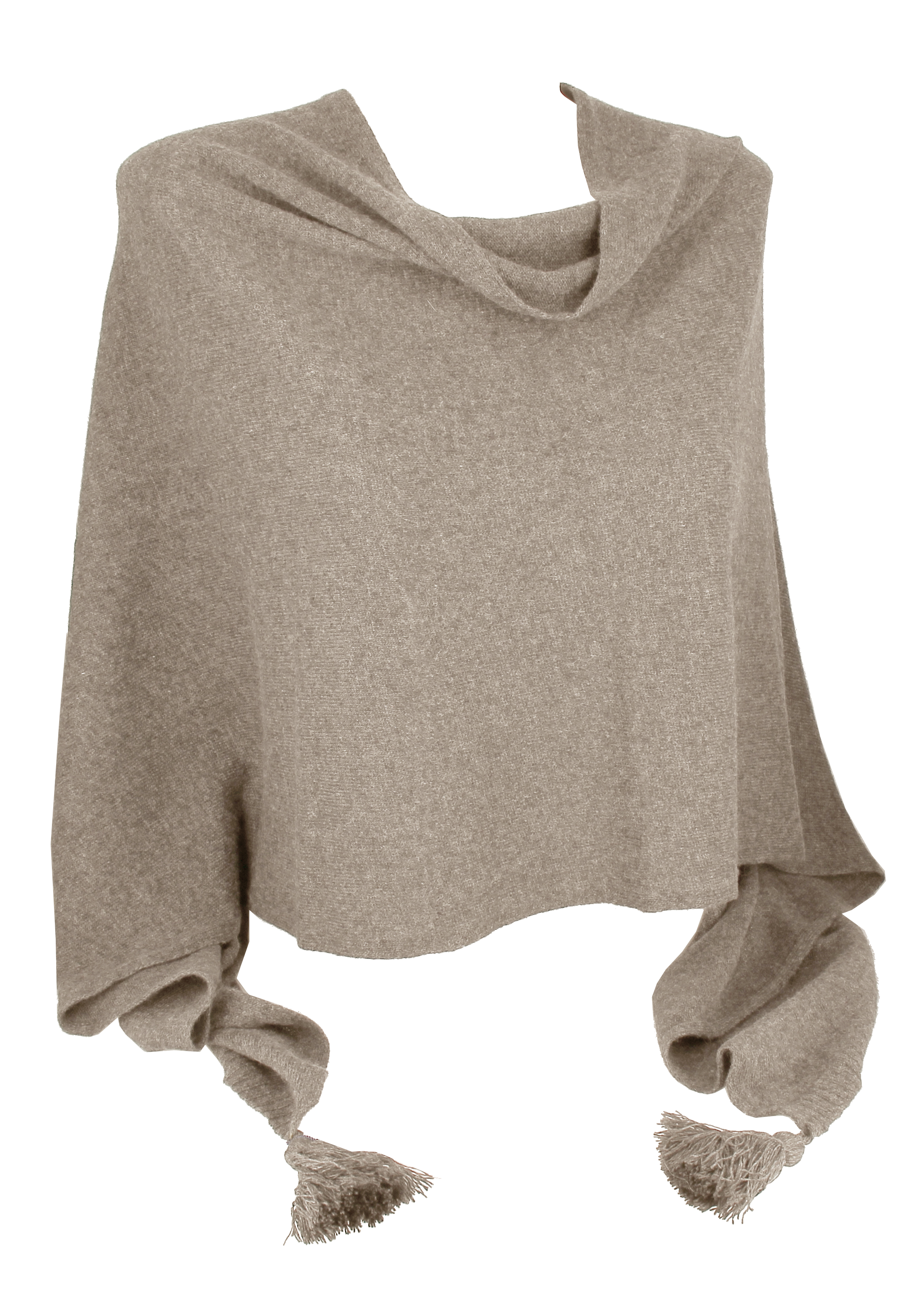 M BY FLECHET - ESSENTIALS - ALP1 - Wholesale Poncho - Women's - MERINO WOOL & CASHMERE PONCHO - 2HS2022