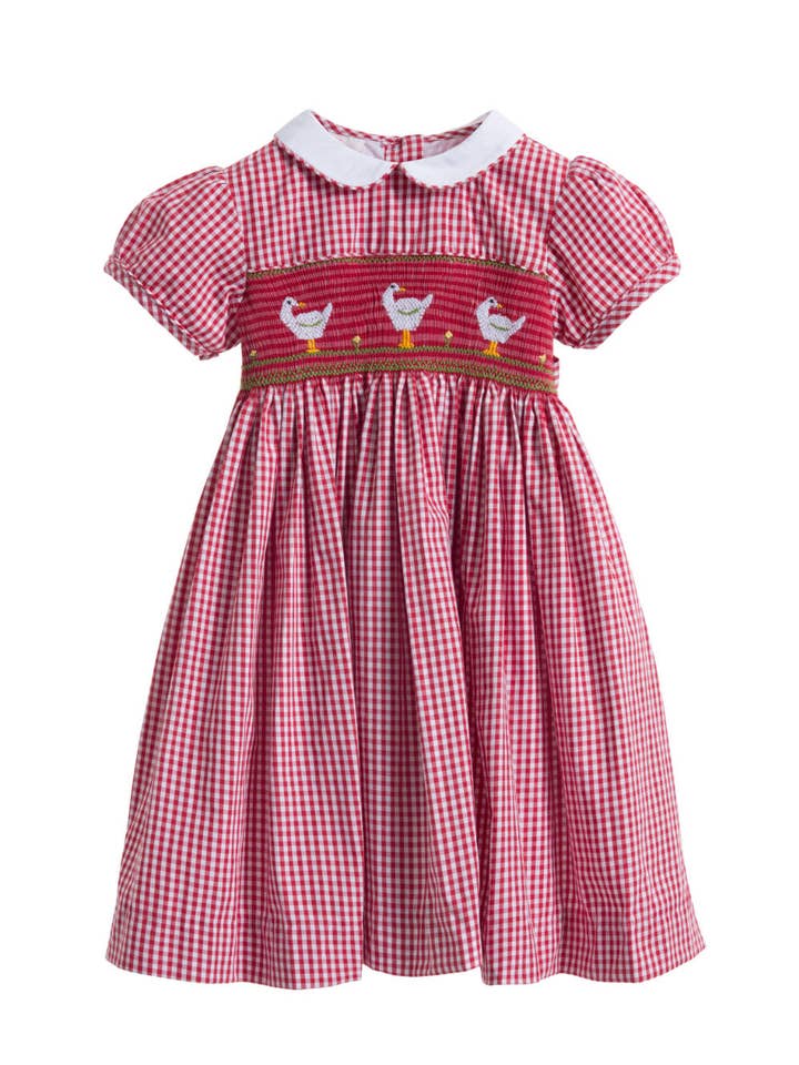 JULIA robe smockée pour la vente par Annafie London Ltd