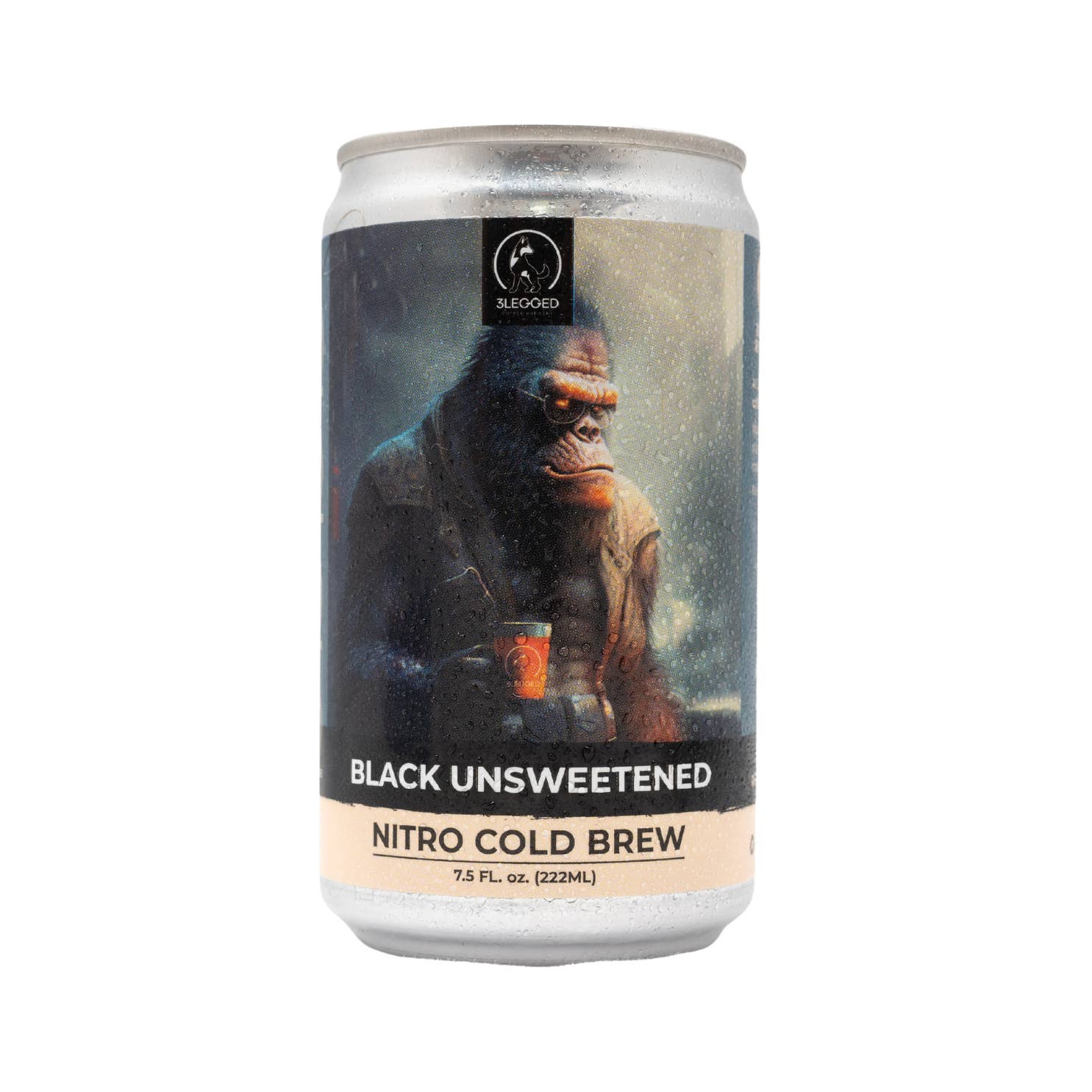 3Legged Coffee Brewery - Wholesale Iced Coffee/Cold Brew - Black Unsweetened Nitro Cold Brew Coffee