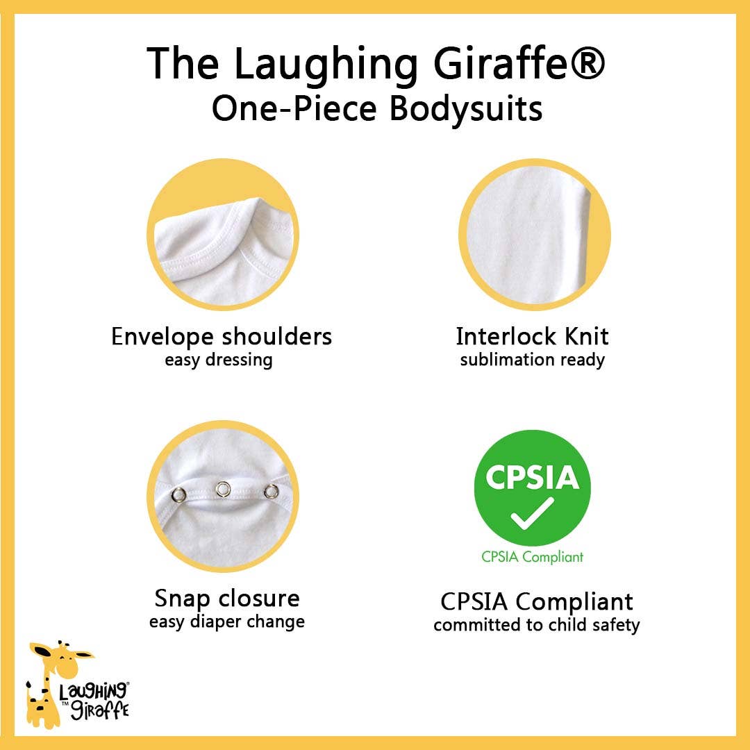 Laughing Giraffe - Wholesale Bodysuit (Non-Footed) - Baby - Infant Baby Bodysuit Tie Dye Look Blanks2