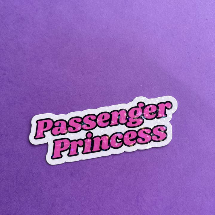 Passenger Princess Sticker for wholesale by Troublesome Heart