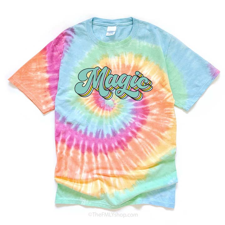 Magic Tie Dye Shirt for wholesale by THE FMLY SHOP