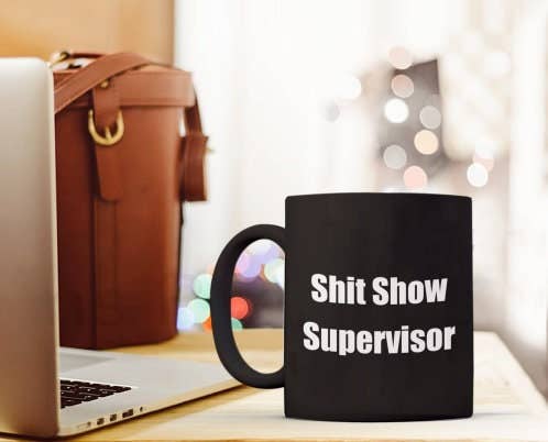 Happy Jan Designs - Wholesale Koffiemok - Shit Show Supervisor-mok, grappige mok, sarcastische mok, cadeau3