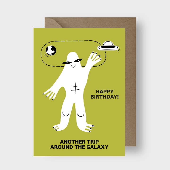 Außerirdische Geburtstagskarte – Eine weitere Reise um die Galaxie für den Großhandel von Seekprint
