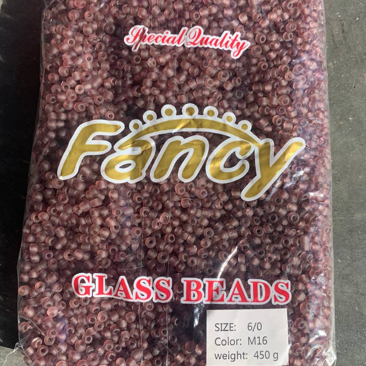 MaddieMayShop - Wholesale Beads - 6/0 Glass Seed Beads~ 450 Grams, SEED BEADS BULK
