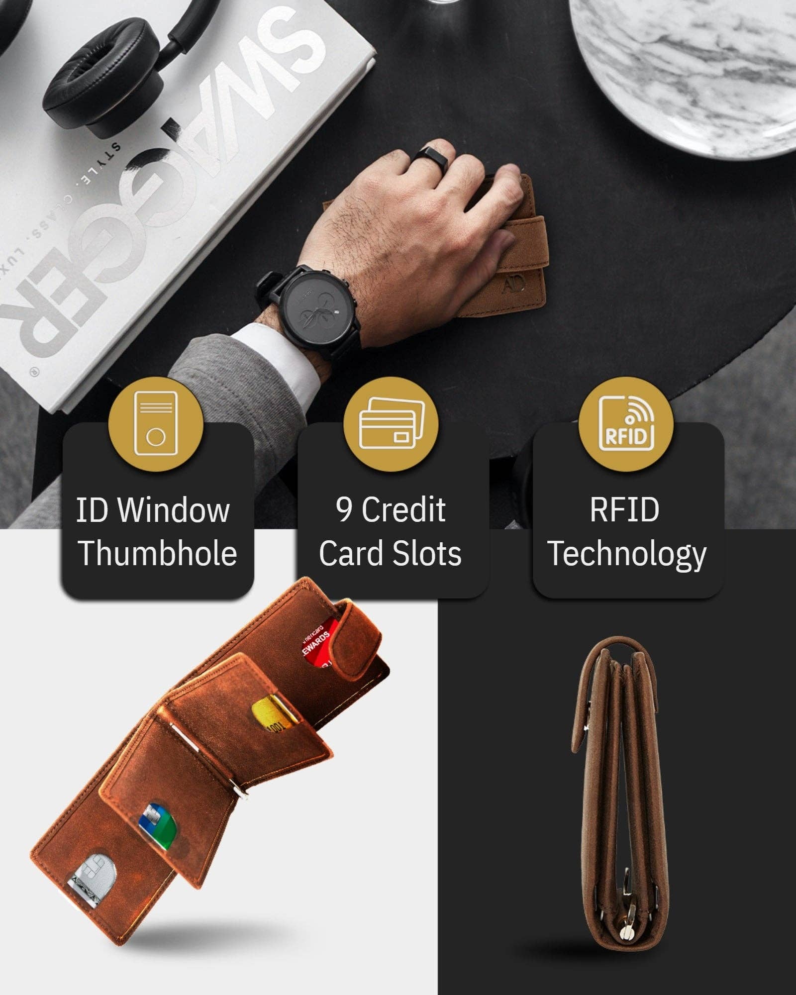 Access Denied Accessories – wholesale Wallet - Men’s – Bifold Wallet With Removable Money Clip Snap Closure13