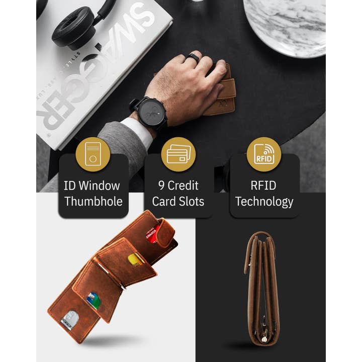 Access Denied Accessories – wholesale Wallet - Men’s – Bifold Wallet With Removable Money Clip Snap Closure13