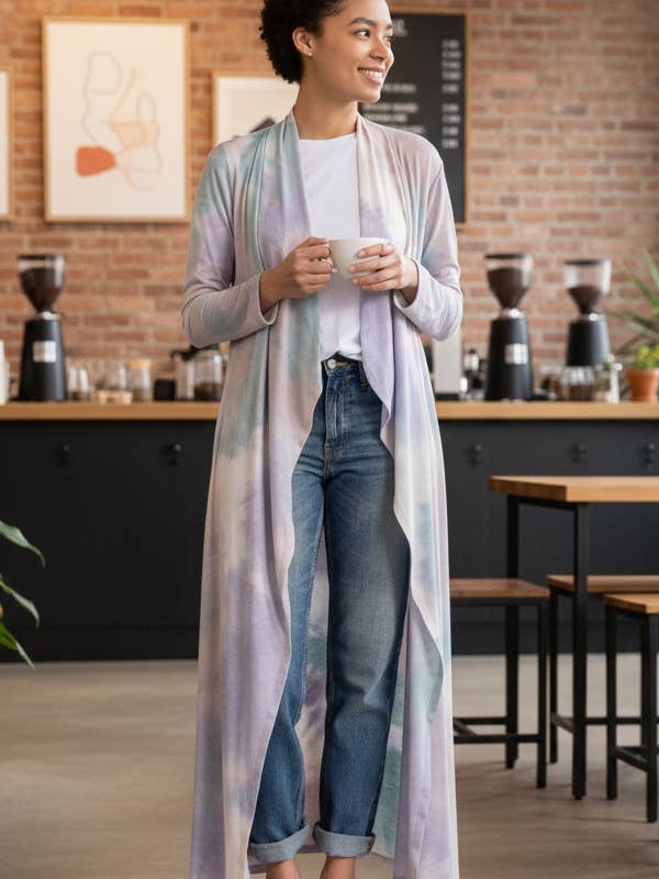 Tonia Duster - Batikfarbe Lavendel und Minze für den Großhandel von Everyday Ritual