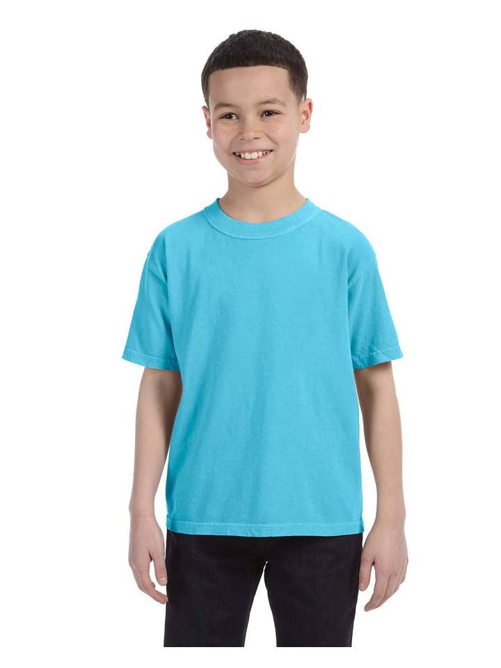 Total Apparel - Wholesale T-Shirt - Kids - Comfort Colors Garment-Dyed Youth Midweight T-Shirt | C90182