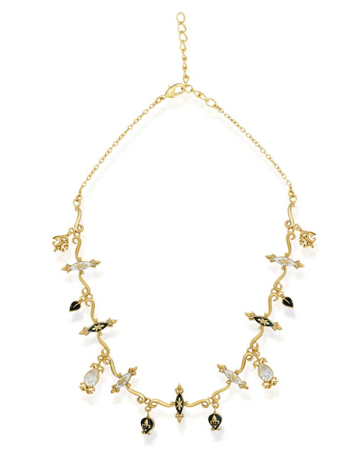 Baroque Charm Necklace for wholesale by Melrosia London