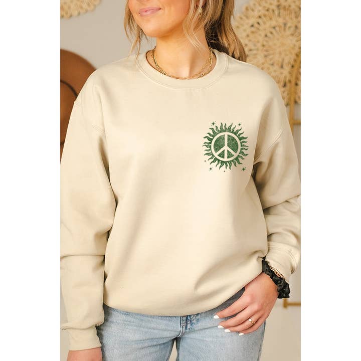 Illustrated Society - Wholesale Graphic Sweatshirt - Women's - PEACE OF MIND VINTAGE GRAPHIC SWEATSHIRTS3
