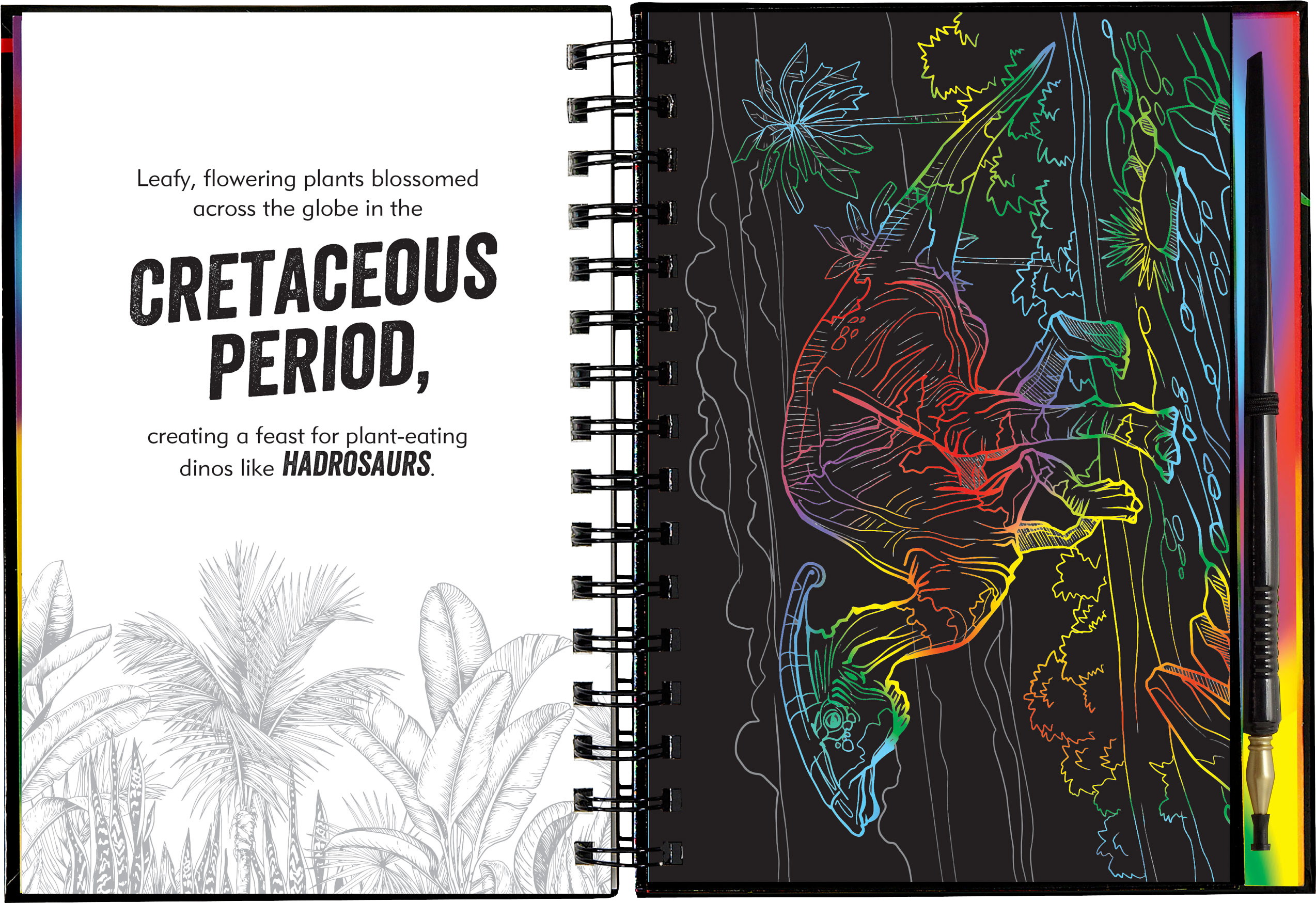 Peter Pauper Press - Wholesale Sketchbook/Sketchpad - Extreme! Dinosaurs Scratch and Sketch4