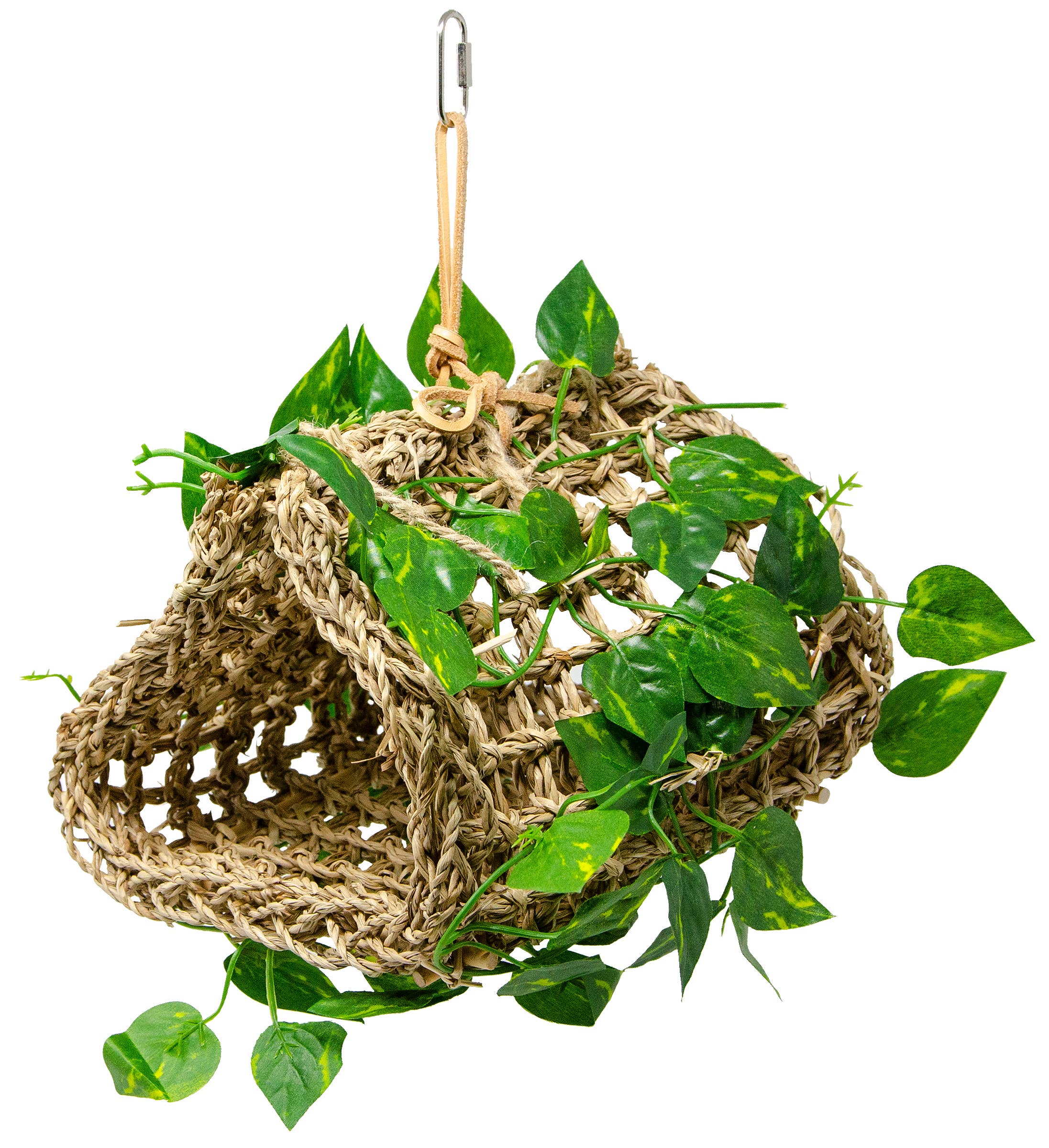 Penn-Plax - Wholesale Pet Toy - Cat/Dog - Reptology Lizard Lounger Hanging Hideout with Vines3