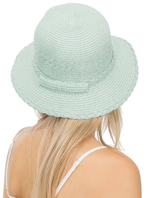 Scallop Trim Sunhat for wholesale by Cap Zone