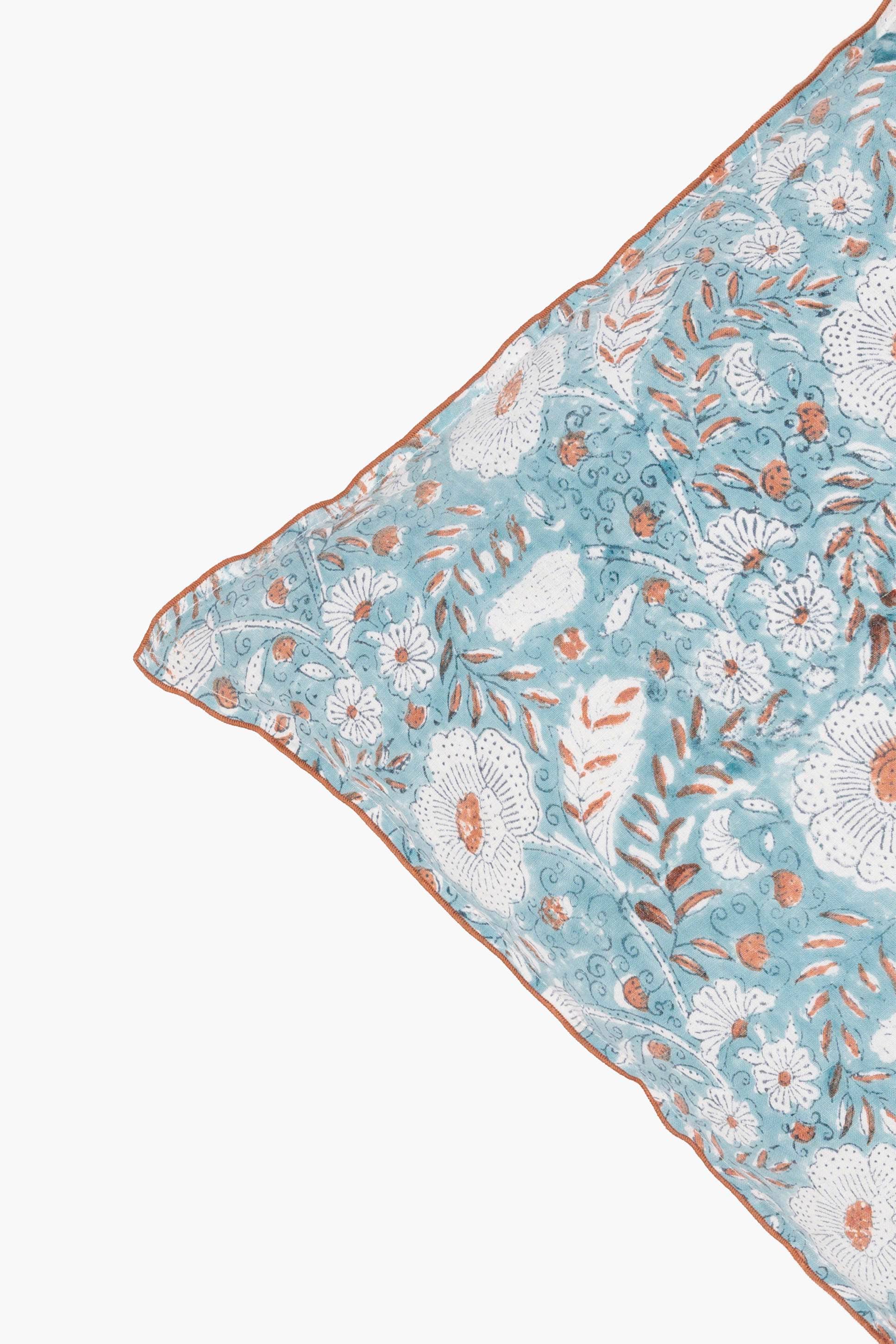 Live Linen - Wholesale Chair Cushion - Block Printed Mabel Linen Cushion Cover– Handcrafted3