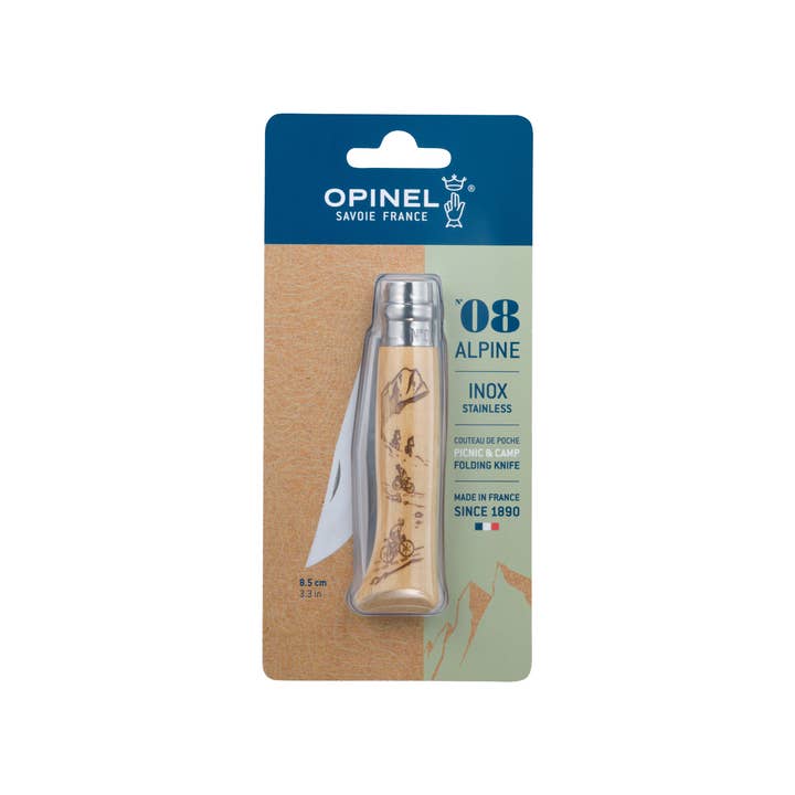 Opinel - Wholesale Pocket Knife/Holder - No.08 Alpine Adventures Folding Knife