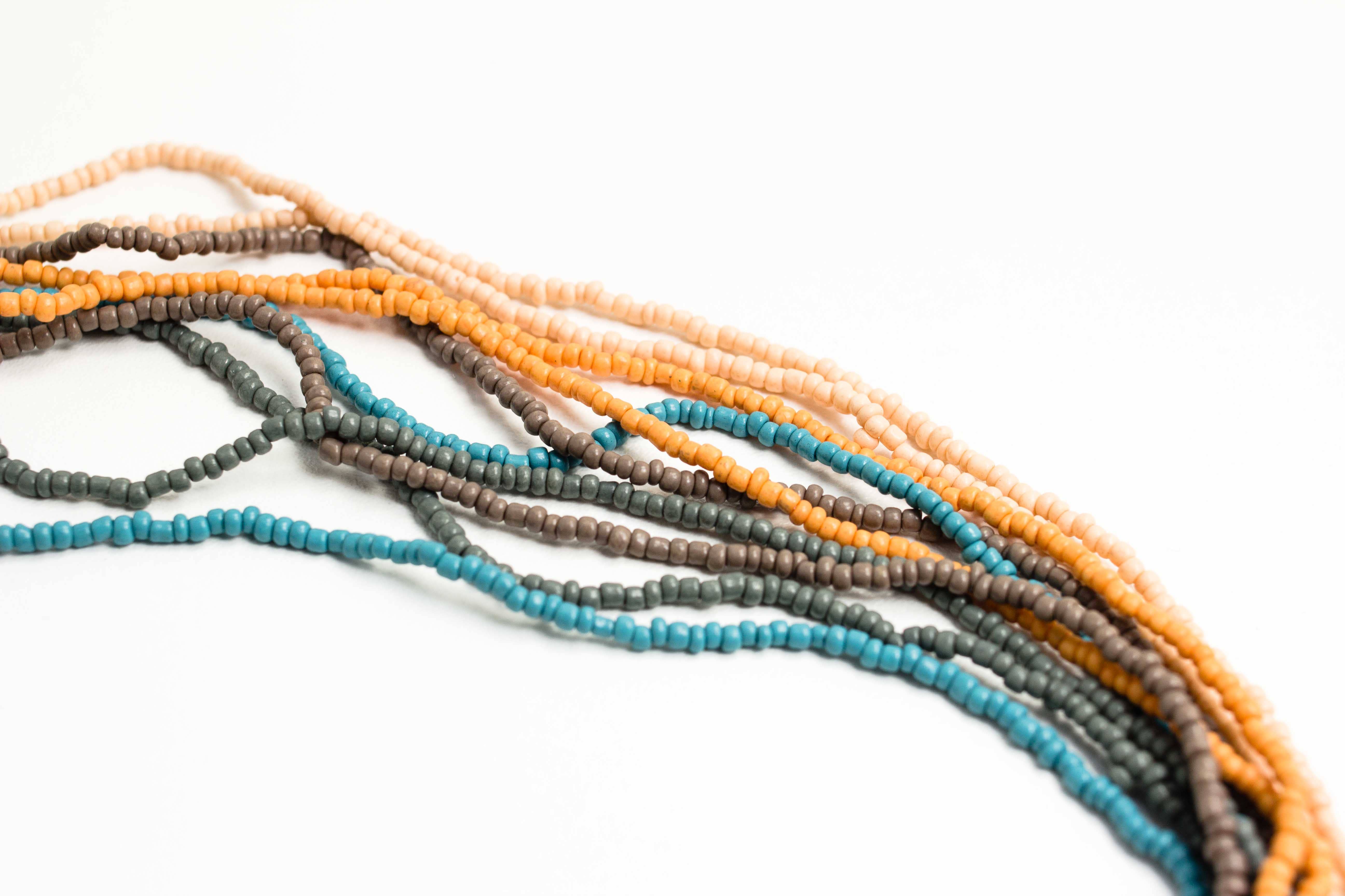 Accessoires by KHB - Vente Collier de perles - Collier long bohème ethnique2