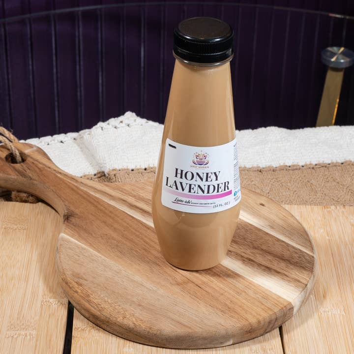 Drip Queen Coffee - Wholesale IJskoffie / koude drank - Latte-achtige Honing Lavendel Cold Brew Koffie 12/12oz4