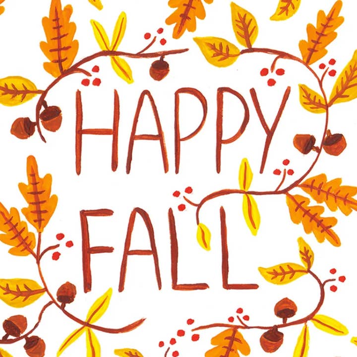 Paige & Willow - Wholesale Season's Greetings Card - Happy Fall Card2