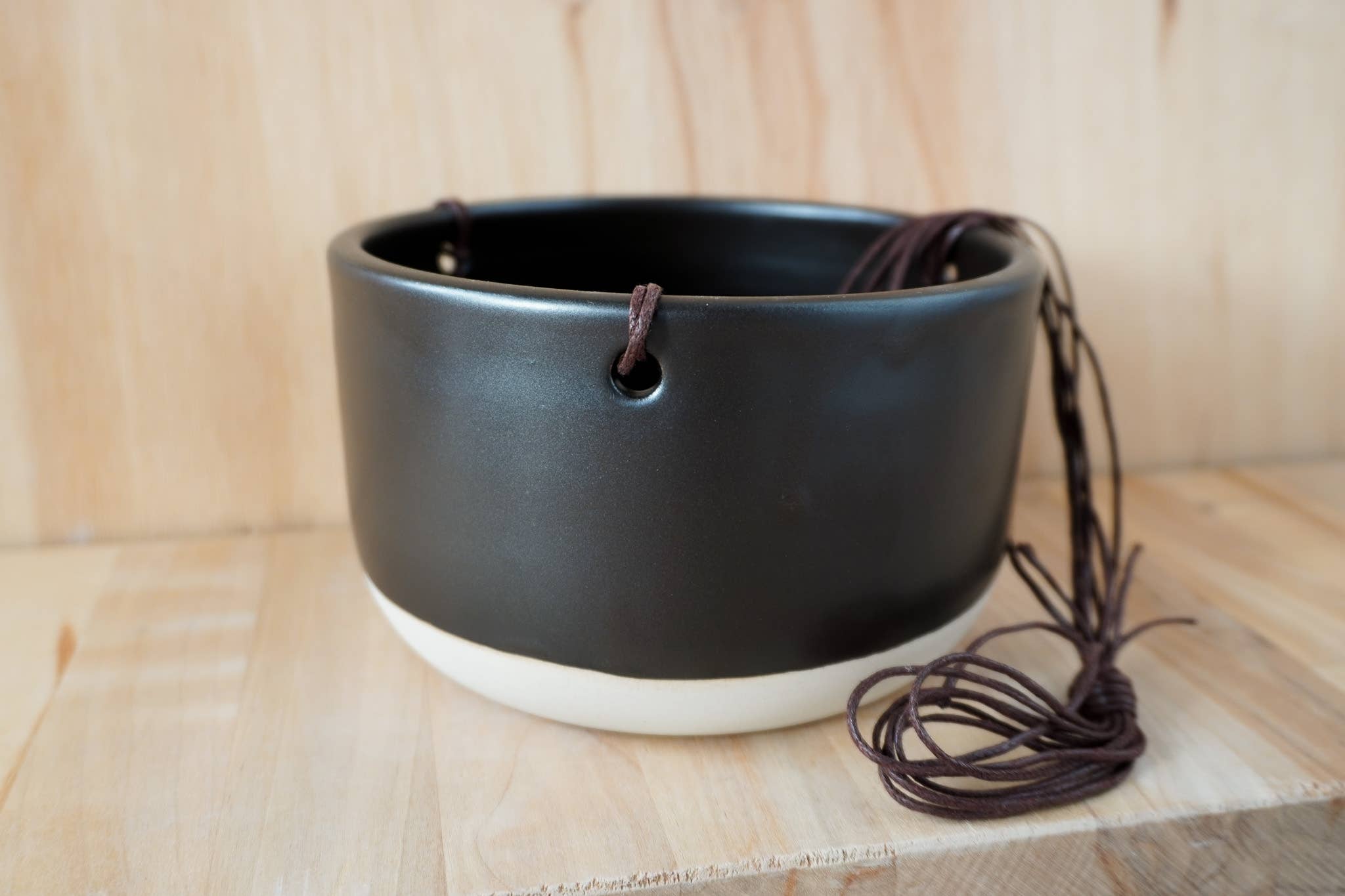 Shelby Page Ceramics - Wholesale Hanging Planter - Hanging Planter - Core Glazes7