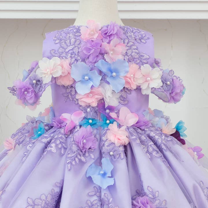 My Baby By Merry - Wholesale Dress - Kids - Quinceanera Dress Puffy Lilac