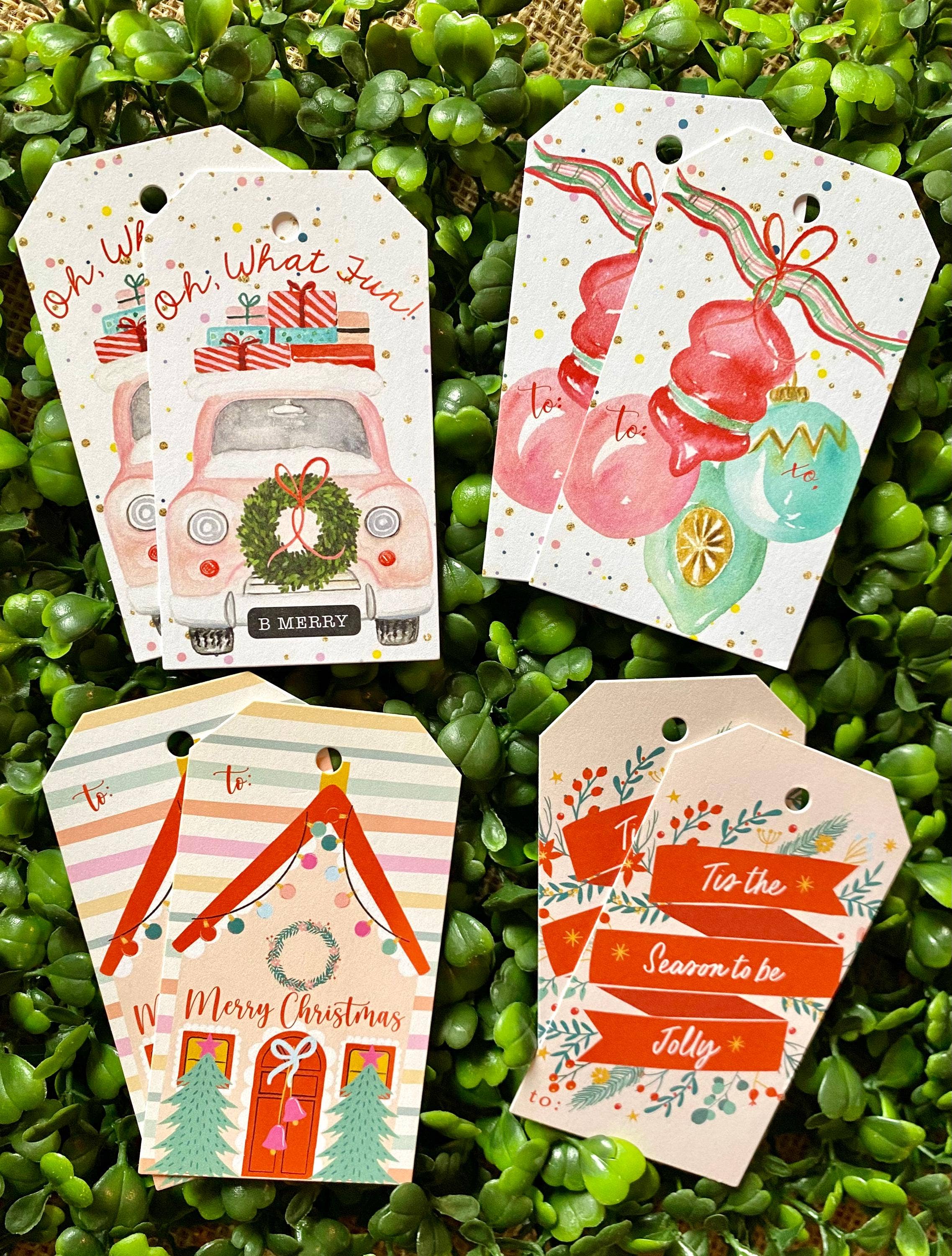 billet-doux - Wholesale Gift Tag - Christmas Vintage Christmas Mixed Gift Tag Set0