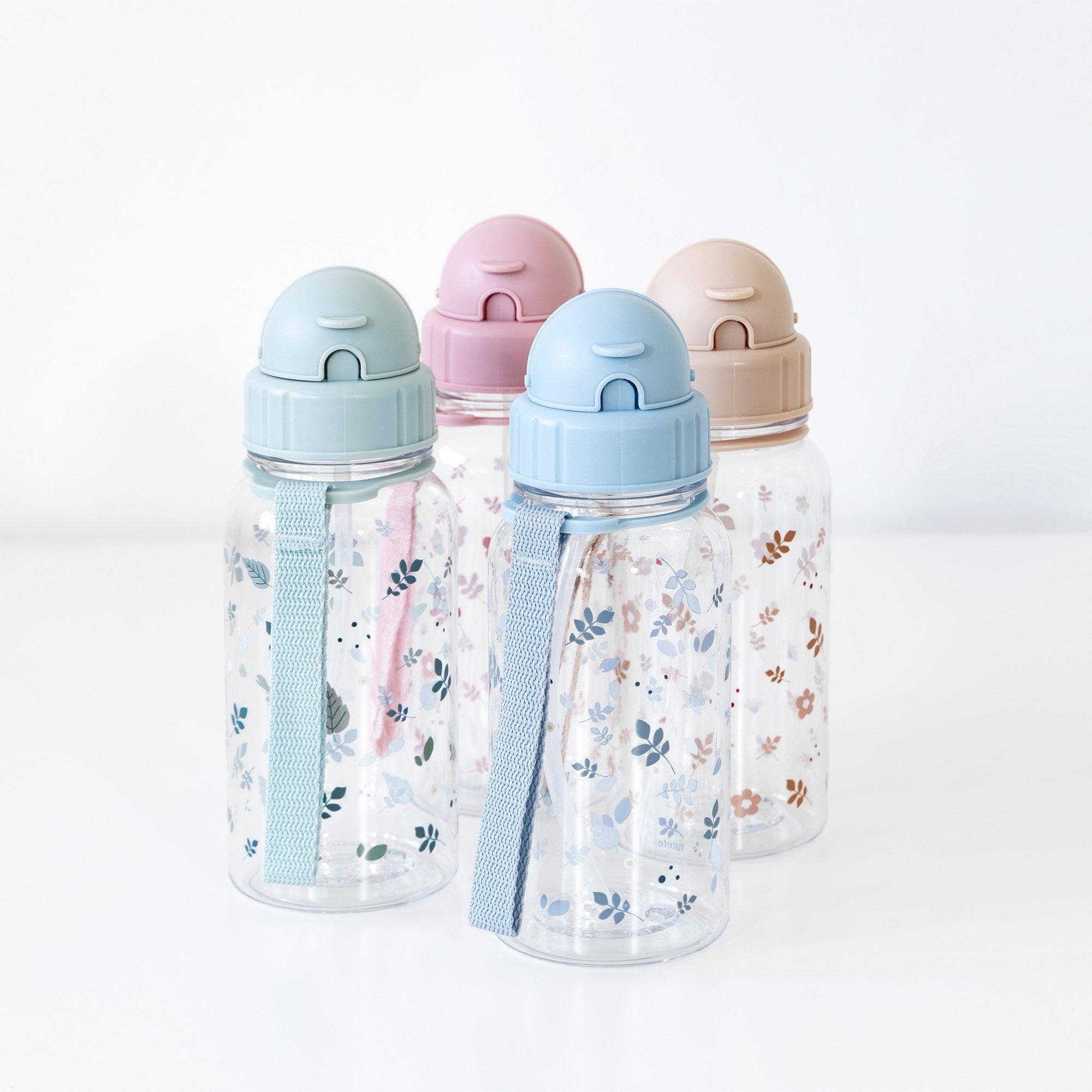 Tutete - Wholesale Water bottle - Plastic Bottle Leaves Sage3