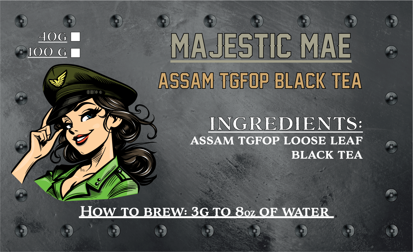 Legendary Aviation Coffee Company - Wholesale Loose Tea - Majestic Mae | Smooth Black Loose Leaf Assam Tea6