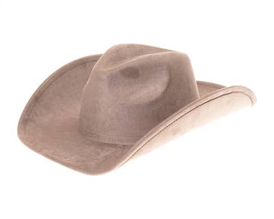 DNMC - Wholesale Cowboy Hat - Women's - Classic Vegan Suede Cowboy Hat - Now More Colors!3