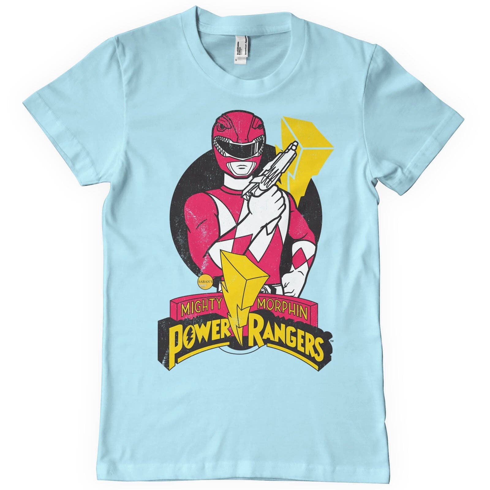 Hybris Production AB – wholesale Screen printed t-shirt – unisex – Power Rangers - Red Ranger Pose T-Shirt5