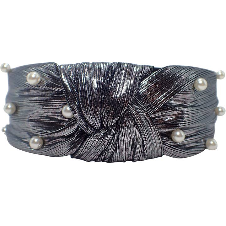Topkids Accessories - Wholesale Fashion Headband - Women's - Metallic Pearl Knot Alice Bands Adult Women, Hair Accessories for Women, Hair Bands for Women, Thick Headband, Womens Headbands, Head Bands Adult Women, Wide Headbands11