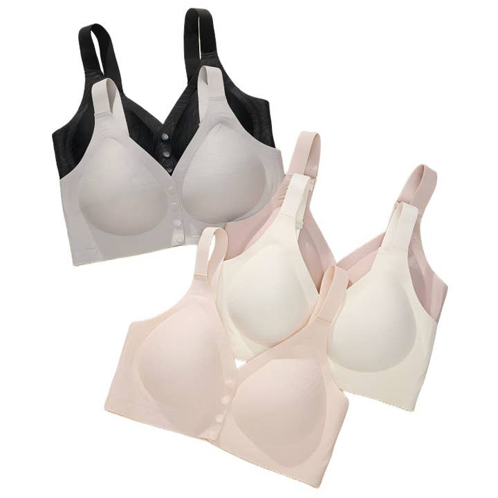 Texlina Women's Ice Silk Front-Closure Comfort Bra for wholesale by TEXLINA