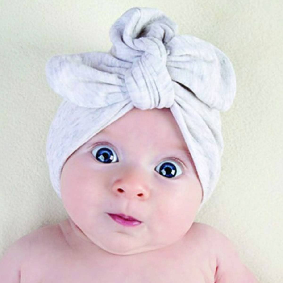 Woombie - Vendita all'ingrosso Cappello - Neonati - Cappelli a fiori in cotone e cappelli da baba, 5 colori9