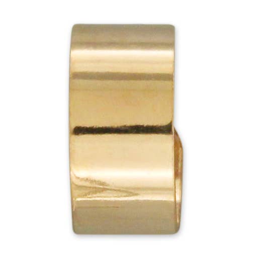 Wide Flat Post Hoop Earring for wholesale by Mark Steel Jewelry