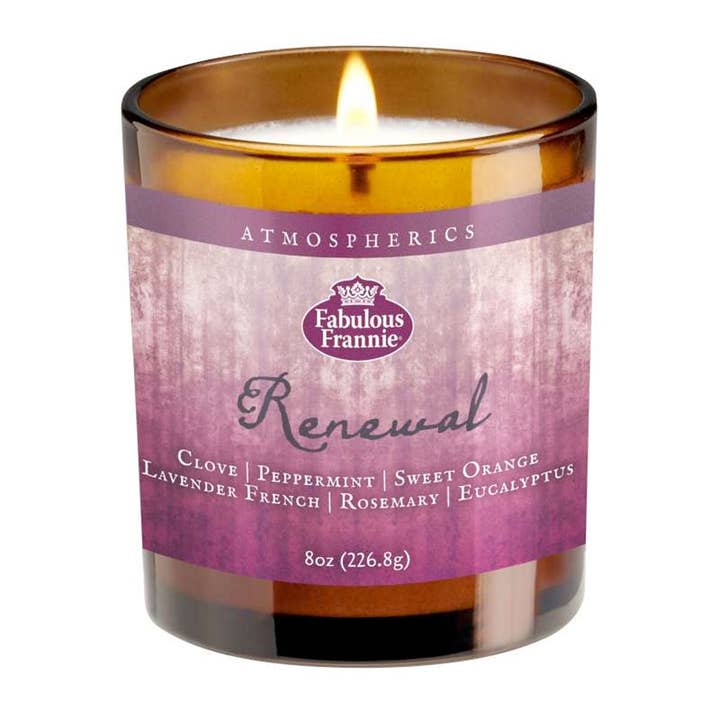 Bougies atmosphériques à l'huile essentielle de 8 oz pour la vente par Fabulous Frannie, Inc