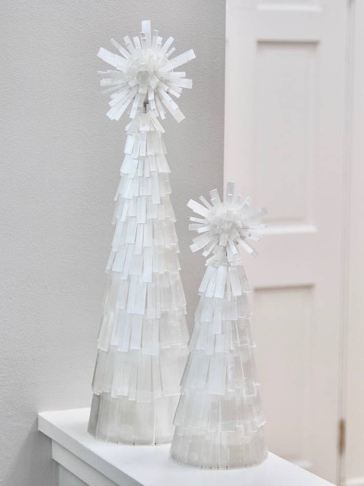 Albero di Selenite con Scoppio di Stelle per la vendita all'ingrosso da parte di Nate Ricketts Design