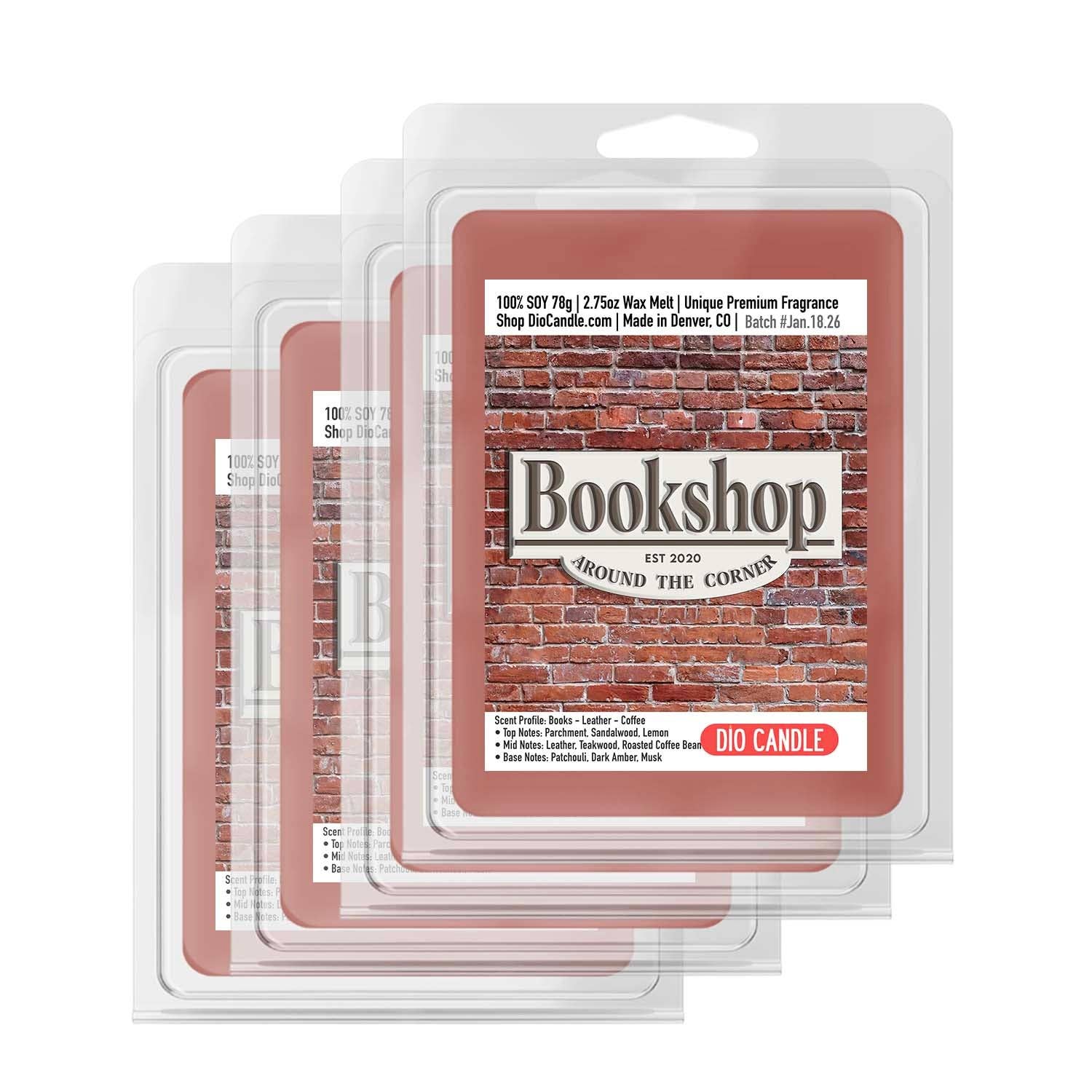 Dio Candle Company - Wholesale Jar/Filled Candle - Bookshop Candle5