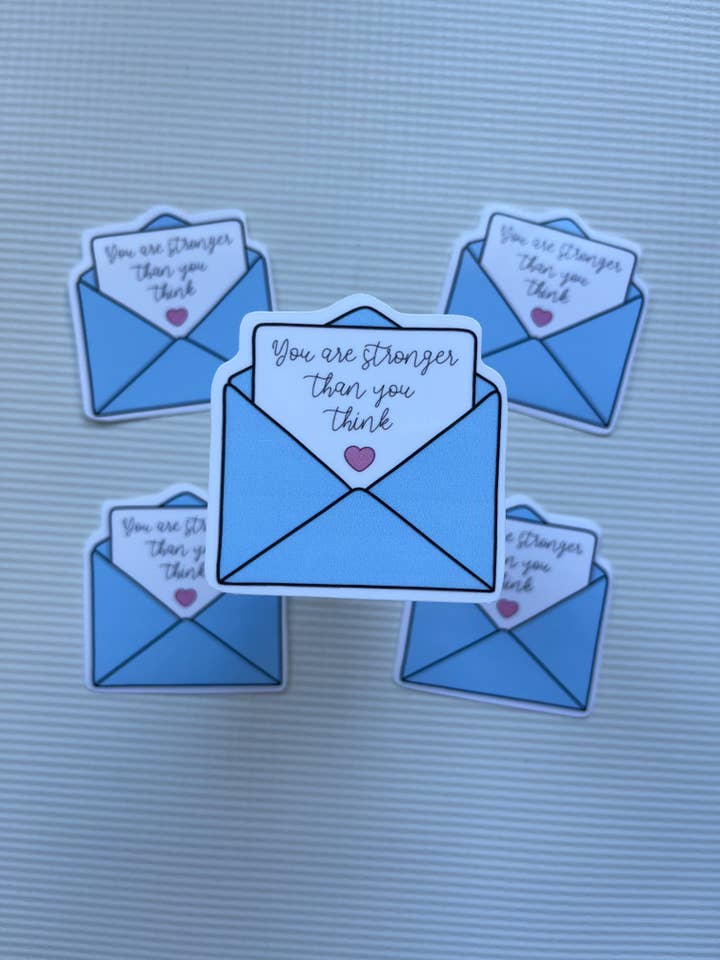 Autocollant Vous êtes plus fort que vous ne le pensez pour la vente par Designsbyrandaco