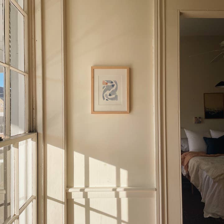 Sarah Schools Art - Vente Affiche d'art - Imprimé « Koi et carpe »2