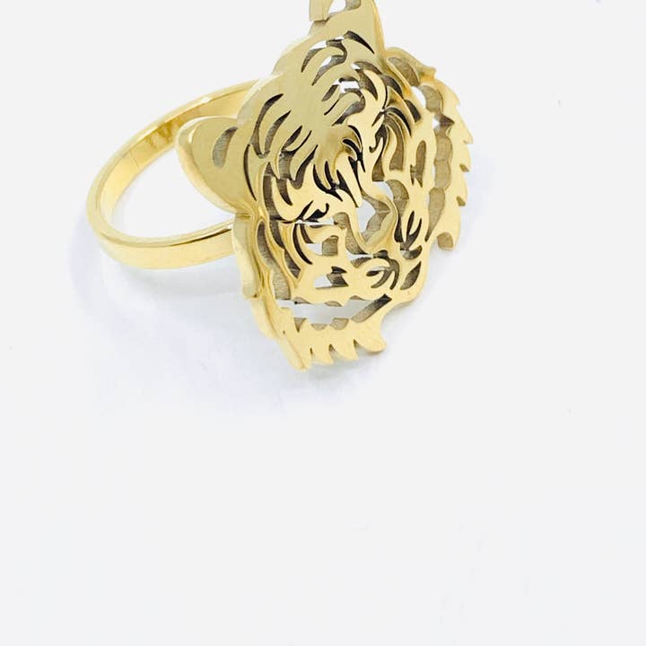 Steele Sloan Designs - Wholesale Cocktail/Statement Ring - CUTEST Tiger Ring! Tiger STYLE! Auburn, Clemson, LSU, Mizzou1