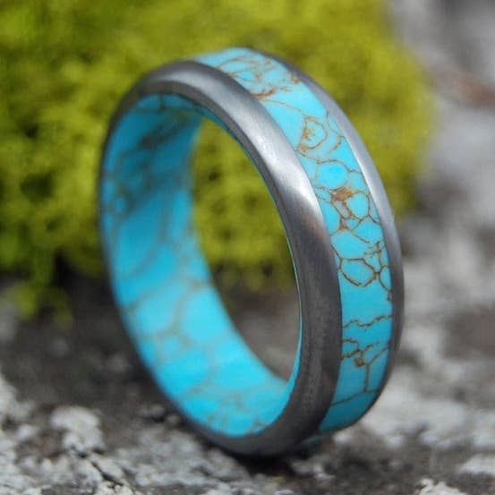 Turquoise tibétain | Taille 10 à 7 mm | Turquoise pour la vente par Minter & Richter Designs