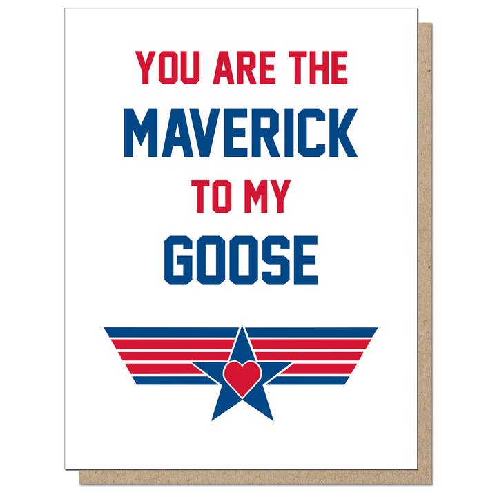 Maverick & Goose Card for wholesale by Guttersnipe Press Greetings