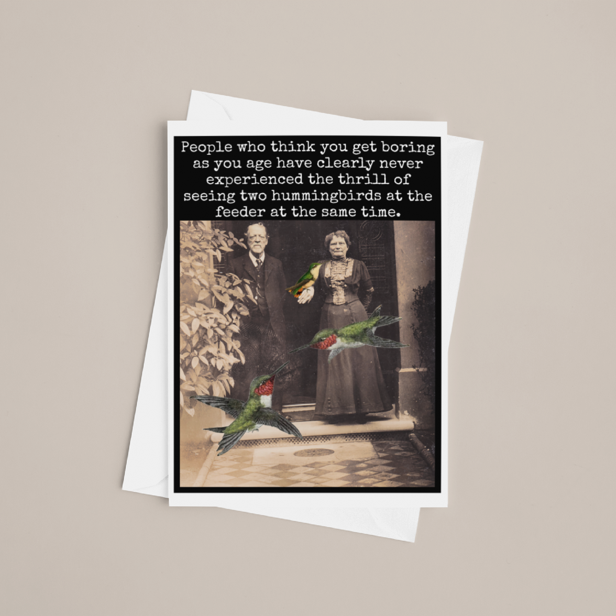 Raven's Rest Studio - Wholesale Birthday Card - Birthday Card. People Who Think You Get Boring As You Age...3