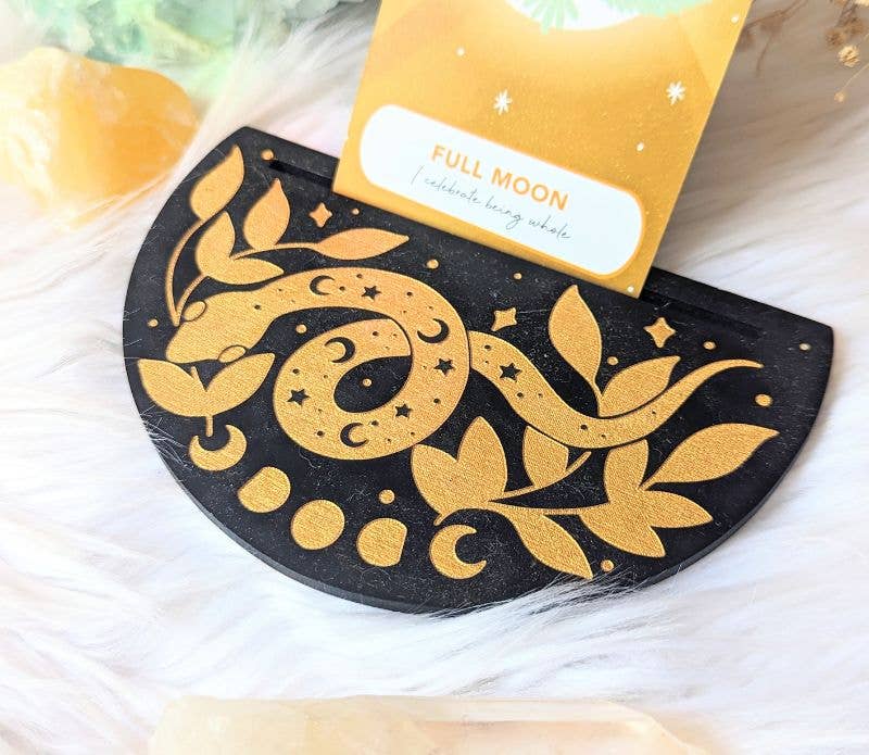 Goddess Provisions - Venta al por mayor Cartas del tarot - Expositor de cartas Cosmic Serpent Tarot Oracle con forma de serpiente2