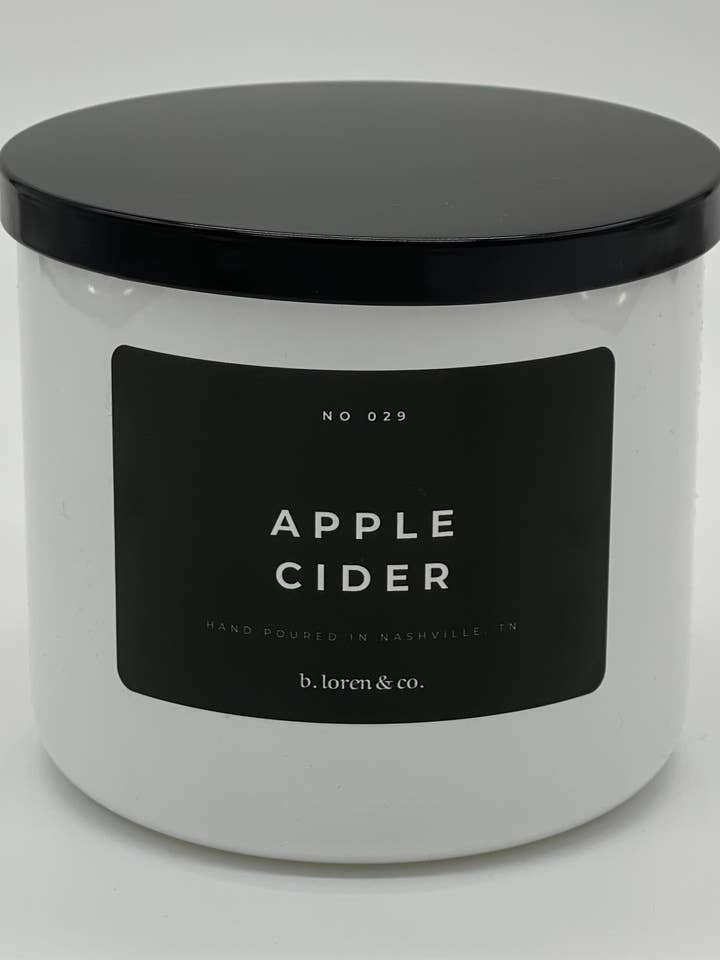 Apple Cider, Apricot/Coconut Wax Candle, 18 oz (Copy) for wholesale by B. Loren & Company
