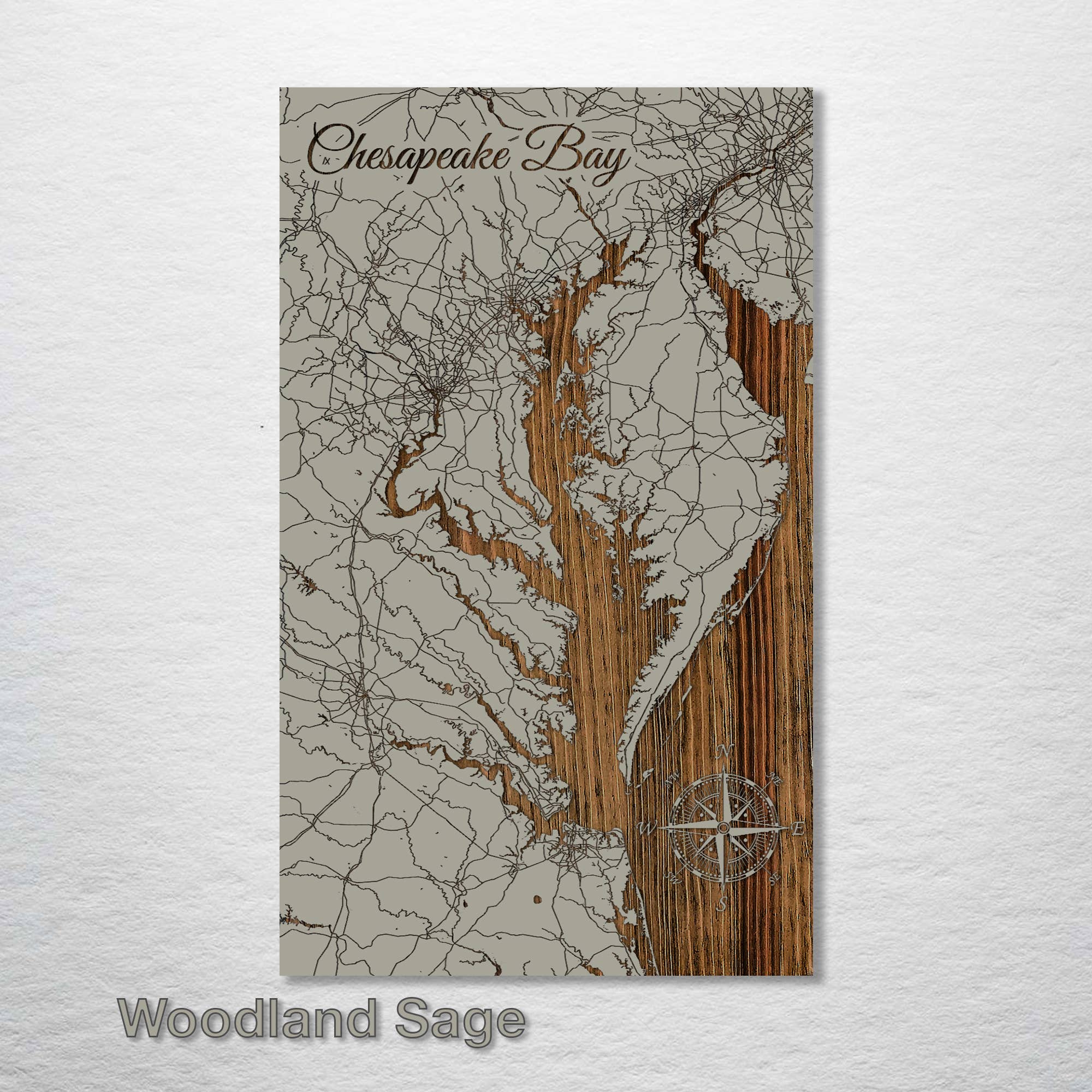 Fire & Pine - Wholesale Map - Maryland: Chesapeake Bay Map3