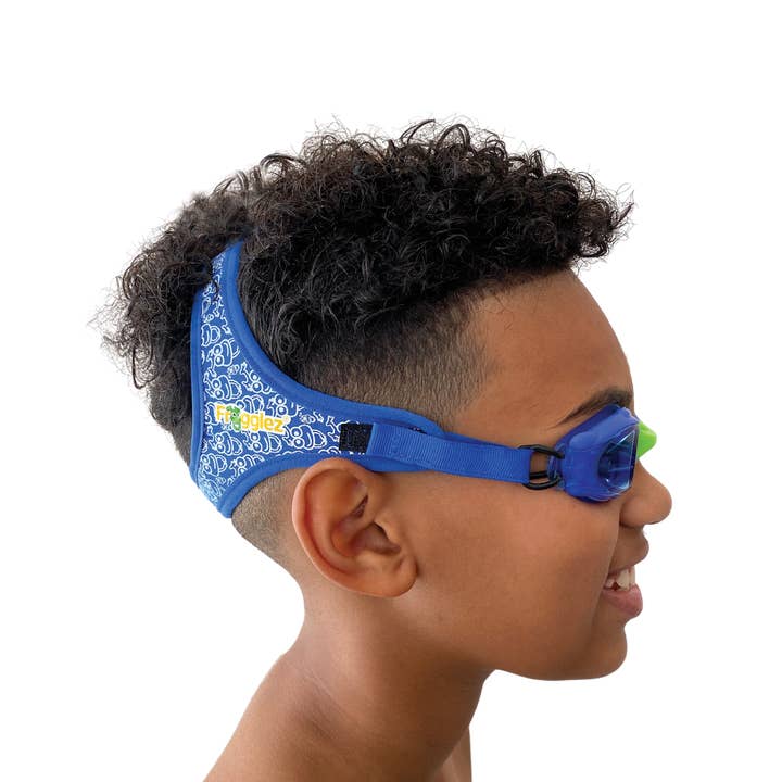 Blue Frogz Swim Goggles for Kids for wholesale by FROGGLEZ Swim Goggles
