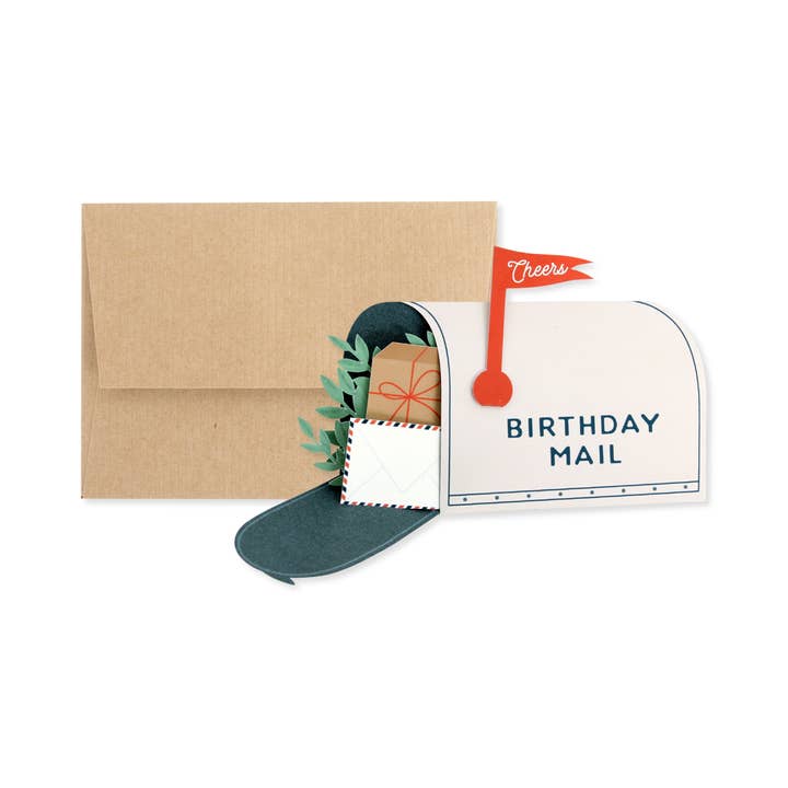 UWP Luxe - Wholesale Birthday Card - Birthday Mail Mailbox Pop-Up Card