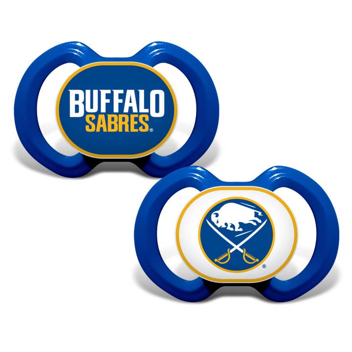 Masterpieces Puzzles - Vente Tétine – bébé - Buffalo Sabres - Paquet de 2 sucettes