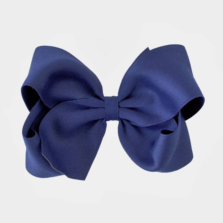 Penelope Matte Satin Bow | 5 inch for wholesale by Your Final Touch